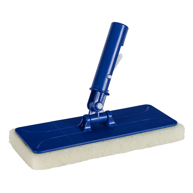10 in. Professional Scrub Brush with Swivel Handle